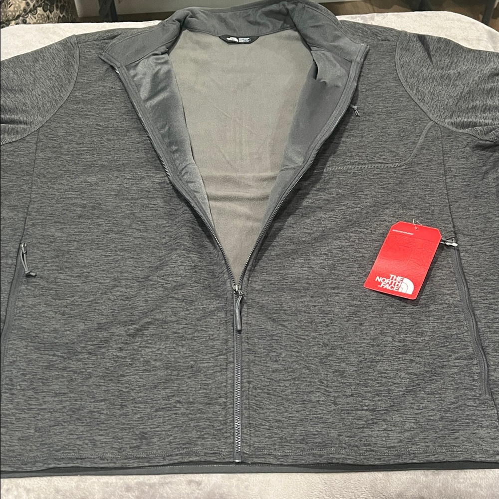 The North Face Charcoal Full-Zip men’s Jacket NWT 10/10 condition